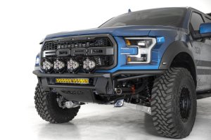 Ford Raptor Front Bumper - Addictive Desert Designs - Pro Bolt-On - Hammer Black - `17-`20 Ford Raptor Front Bumper - Addictive Desert Designs - Pro Bolt-On - Hammer Black - `17-`20